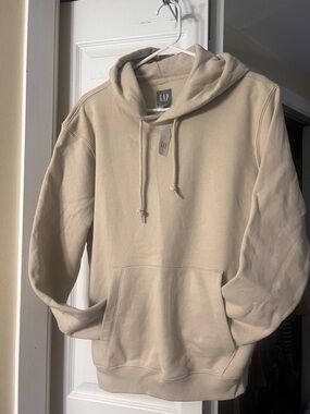 GAP Men’s Beige Turtleneck Sweater Hoodie
